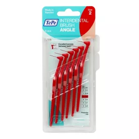   TePe interdental brush angle fogköztisztító kefe 6 db/csomag - 2-piros (0,5 mm)