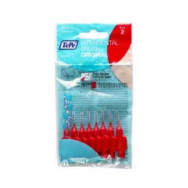   TePe Interdental brush original fogköztisztító kefe 8 db/csomag - 2-piros (0,5 mm)
