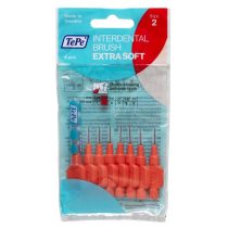   TePe Interdental brush extra soft fogköztisztító kefe 8 db/csomag - 2-piros (0,5 mm)