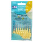   TePe Interdental brush extra soft fogköztisztító kefe 8 db/csomag - 4-sárga (0,7 mm) 