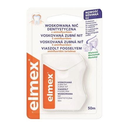 Elmex Red viaszos fogselyem aminfluoriddal 50 m
