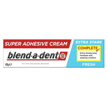 Blend-a-dent Complete Fresh extra erős műfogsorrögzítő krém 47 g