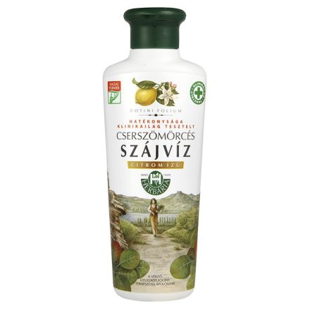 Herbária Cserszömörcés szájvíz citrom ízű 250 ml