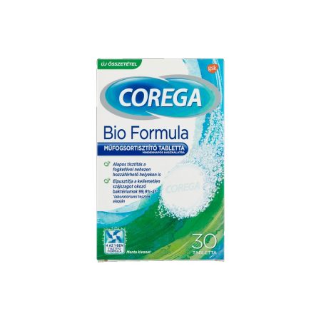 Corega Bio Formula műfogsortisztító tabletta 30 db