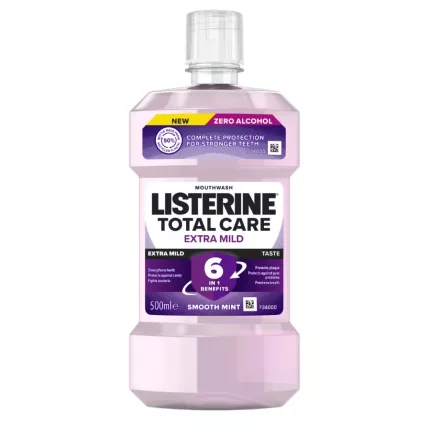 Listerine Total Care Extra Mild alkoholmentes szájvíz 500ml