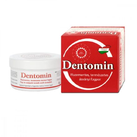 Dentomin fogpor 95g - Natúr - piros