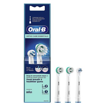 Oral-B Ortho Care Essentials pótfej 3db