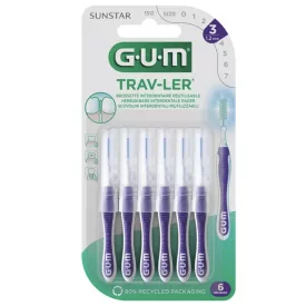 GUM Trav-ler fogköztisztító kefe - 1.2-lila-ISO 3 - 6db