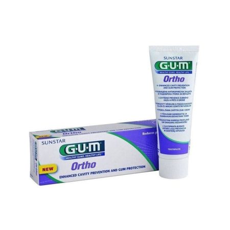 GUM Ortho fogkrém, fogszabályozót viselőknek, 75 ml