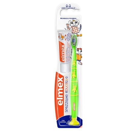 Elmex Baba fogkefe 0-3 éves korig + 12ml fogkrém