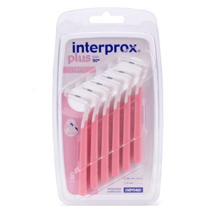 Interprox Plus fogköztisztító kefe - ISO 0 - rózsaszín (nano)