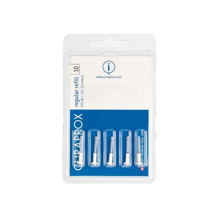 Curaprox Regular refill – pótfej csomag 5db - CPS 10-fehér (1,0 mm)