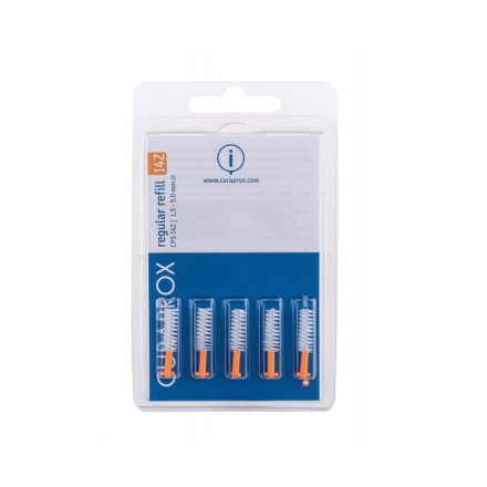 Curaprox Regular refill – pótfej csomag 5db - CPS 14z-narancs (1,5 mm)