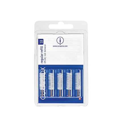 Curaprox Regular refill – pótfej csomag 5db - CPS 18-lila (2,0 mm)