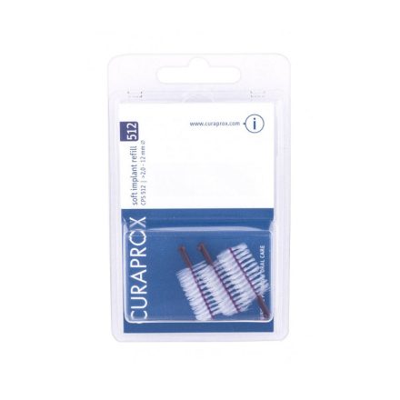 Curaprox Soft Implant fogköztisztító kefe - CPS 512 - lila