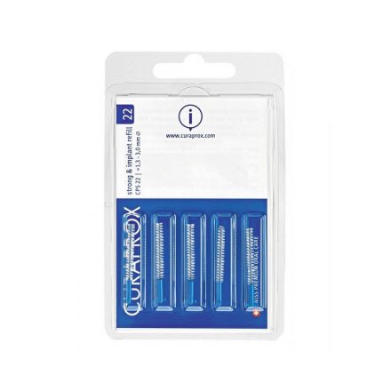 Curaprox Strong & Implant fogköztisztító kefe 5db - CPS 22 - kék