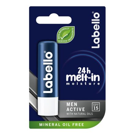 Labello ajakápoló 4,8g - Active for Men - férfiaknak
