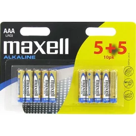 Maxell LR03 AAA Mikroceruza elem 5+5 db
