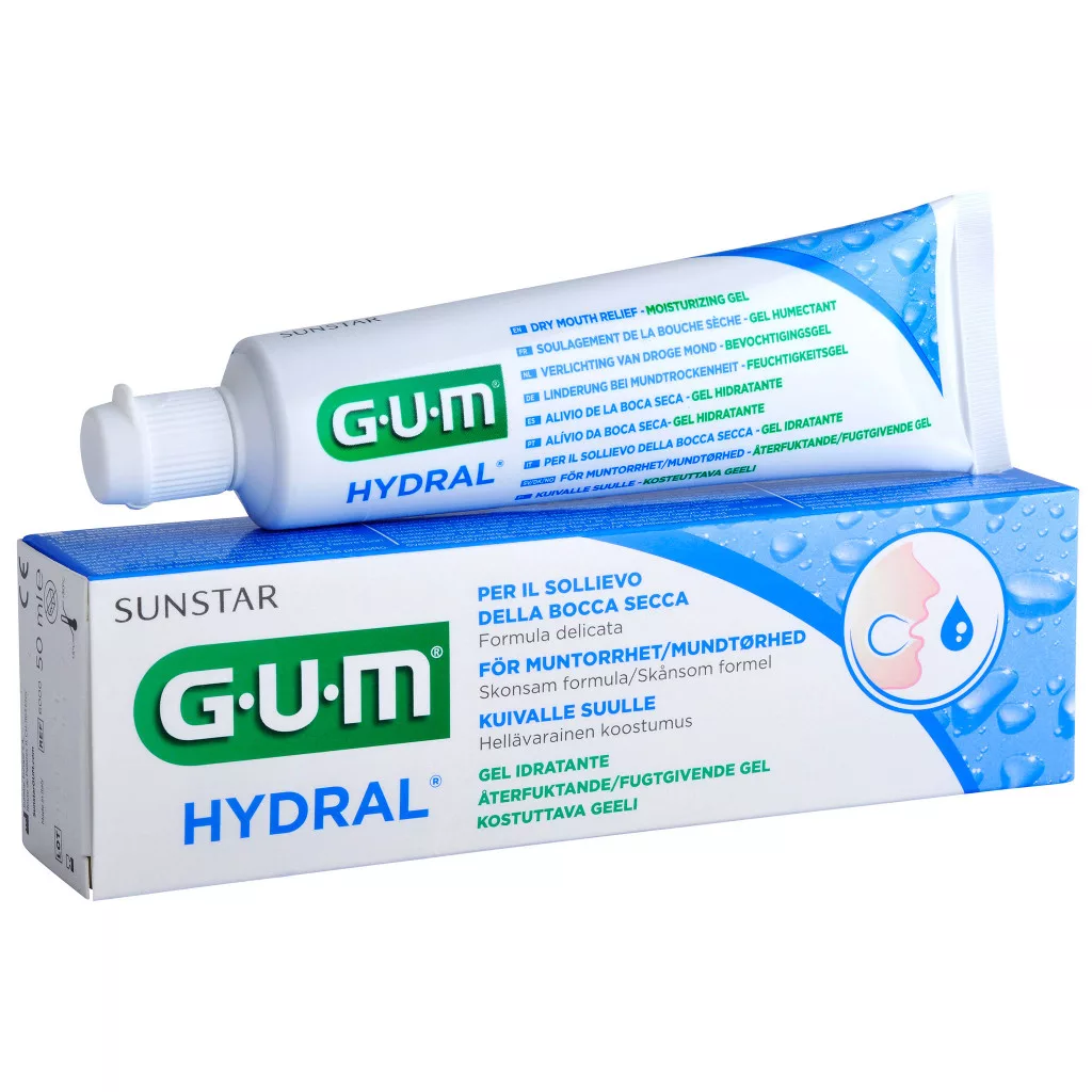 Hydral GUM Hydral szájszárazság elleni hidratáló gél 50ml - Szájpat