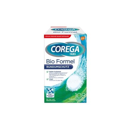 Corega Bio Formula műfogsortisztító tabletta 108db