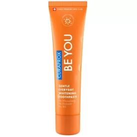   Curaprox BE YOU Pure Happiness fogkrém 60ml - őszibarack + sárgabarack (narancssárga)