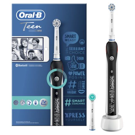Oral-B Smart 4 Teen Black elektromos fogkefe