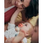 Curaprox Baby orthodonciás cumi Kék - 0. méret - Minden korosztály - 1db