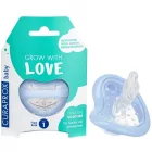 Curaprox Baby orthodonciás cumi Kék - 1. méret - 1-2,5 éves korig - 1db