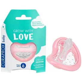   Curaprox Baby orthodonciás cumi Rózsaszín - 0. méret - Minden korosztály - 1db