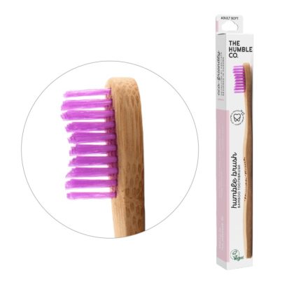Humble Brush bambusz fogkefe soft - pink
