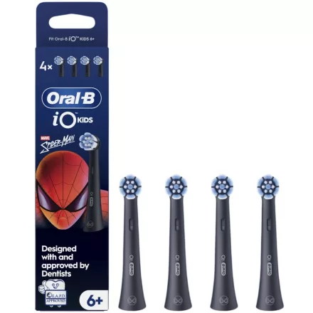 Oral-B iO Kids 6+ Spiderman gyermek pótfej 4db