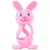 BRUSH-BABY Bobbie Bunny rágóka - pink