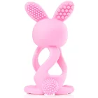 BRUSH-BABY Bobbie Bunny rágóka - pink
