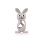 BRUSH-BABY Bobbie Bunny rágóka - szürke