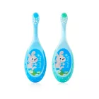 BRUSH-BABY Floss Brush baba fogkefe 0-3 éves korig - 2db