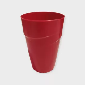 Műanyag fogmosópohár 2,5dl - Piros