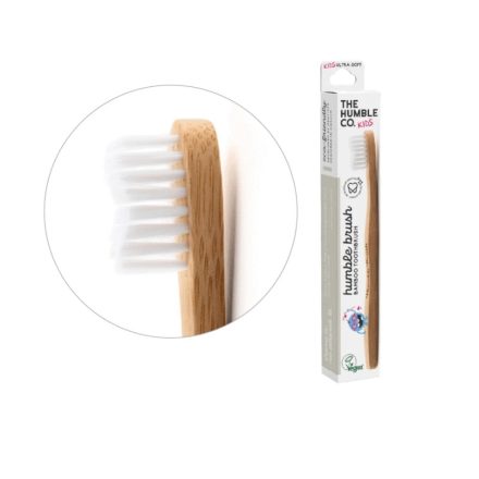 Humble Brush bambusz gyermek fogkefe ultra soft - fehér