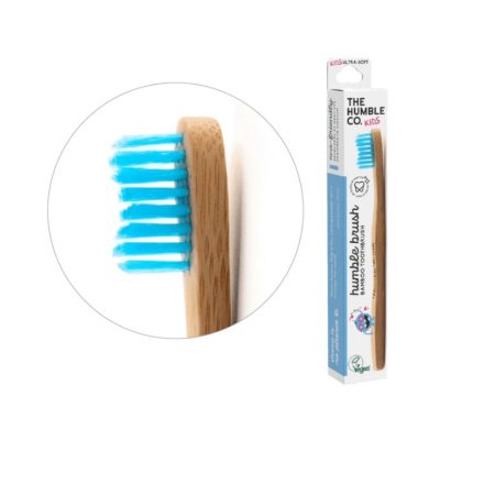 Humble Brush bambusz gyermek fogkefe ultra soft - kék