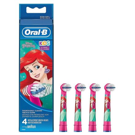 Oral-B EB10-4 PRO Kids gyermek fogkefe pótfej Hercegnő 4db