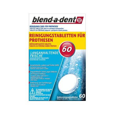 Blend-a-dent protézis tisztító tabletta 60db - Fresh