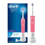 Oral-B D100 Vitality Pink 3D White elektromos fogkefe