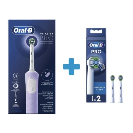 Oral-B Vitality Pro D103 elektromos fogkefe kezdő csomag - Lilac