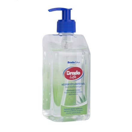 Bradolife kézfertőtlenítő gél 500ml - aloe vera