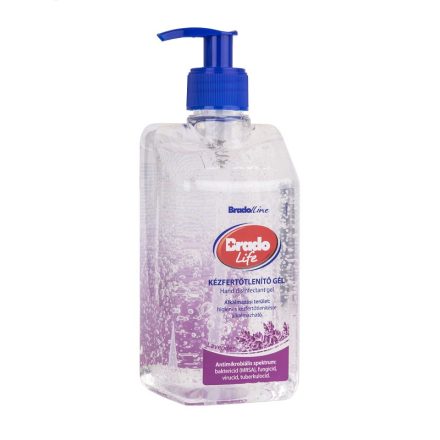 Bradolife kézfertőtlenítő gél 500ml - levendula