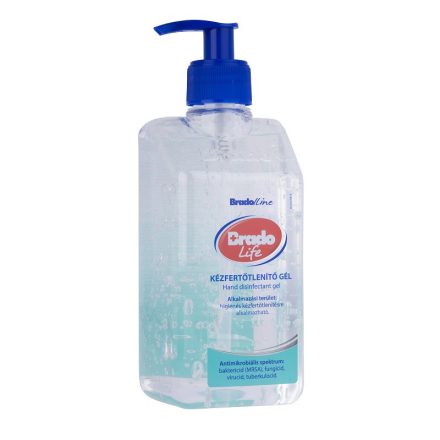 Bradolife kézfertőtlenítő gél 500ml - sima