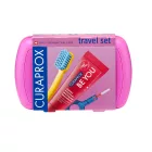 Curaprox utazó szett - pink