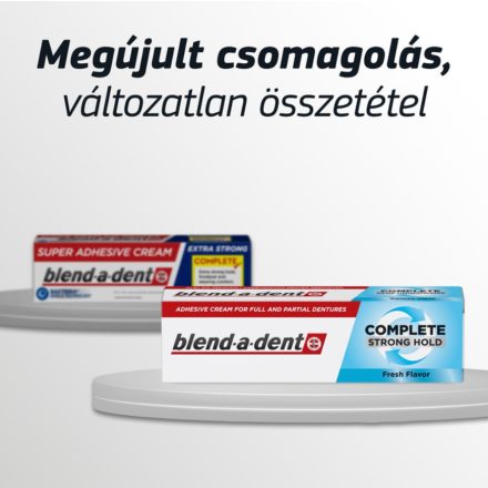 Blend-a-dent Complete Original Extra Erős műfogsorrögzítő krém DUO Pack 2*47 g