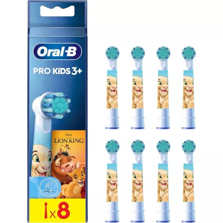 Oral-B EB10-8 PRO Kids gyermek fogkefe pótfej Oroszlánkirály 8db