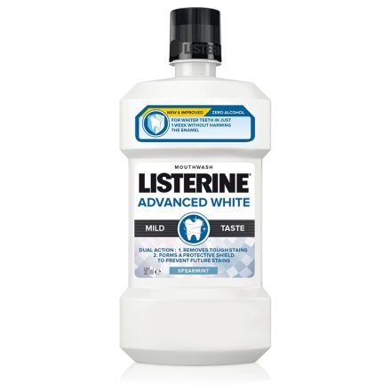 Listerine Advanced White Milder Taste szájvíz 500 ml