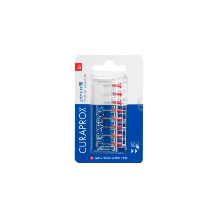 Curaprox Prime fogköztisztító kefe utántöltő 8db - CPS 07 - piros